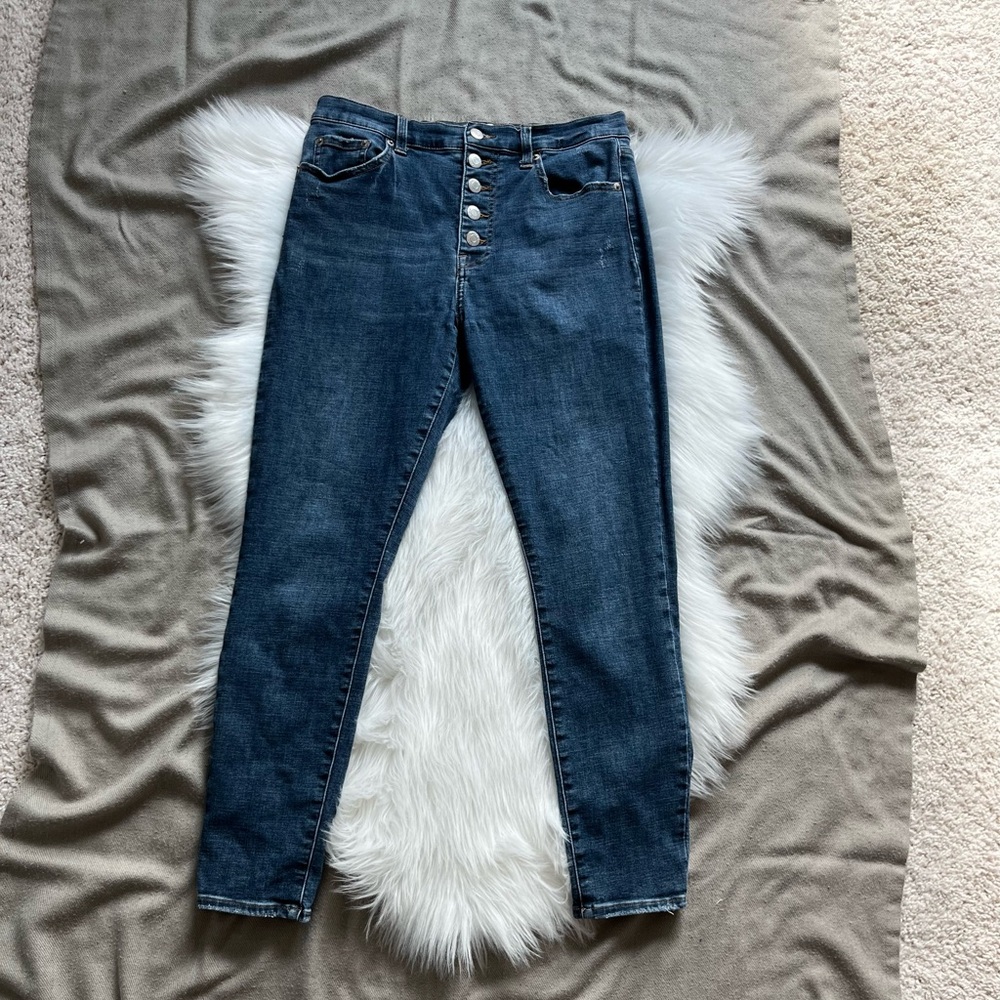 Pistola Button Fly Skinny Jeans Size 29